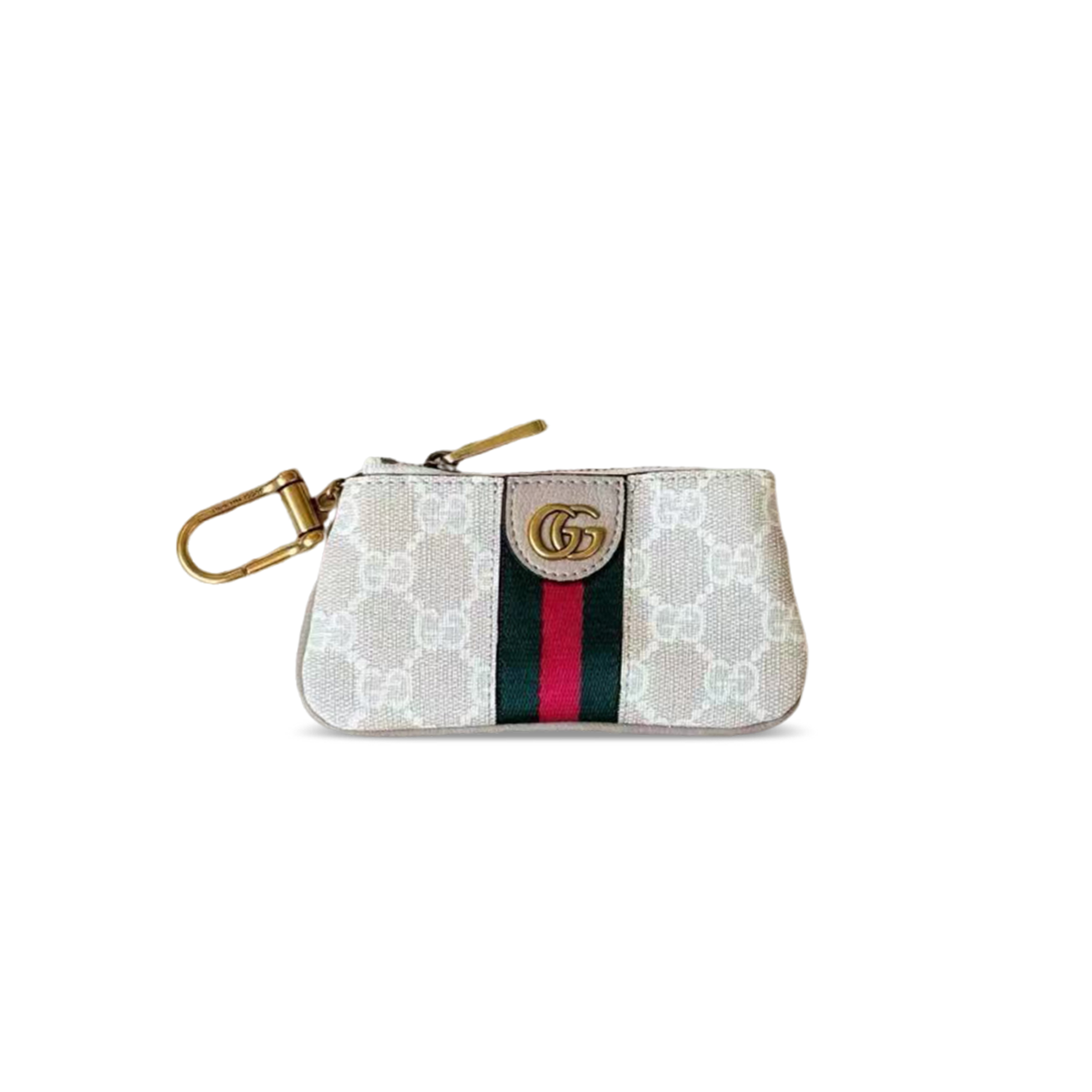 GUCCI OPHIDIA ZIP KEY POUCH 838466 (13.5*7.5*1cm)